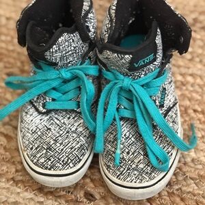 Vans Kids Shoes - Black and Teal